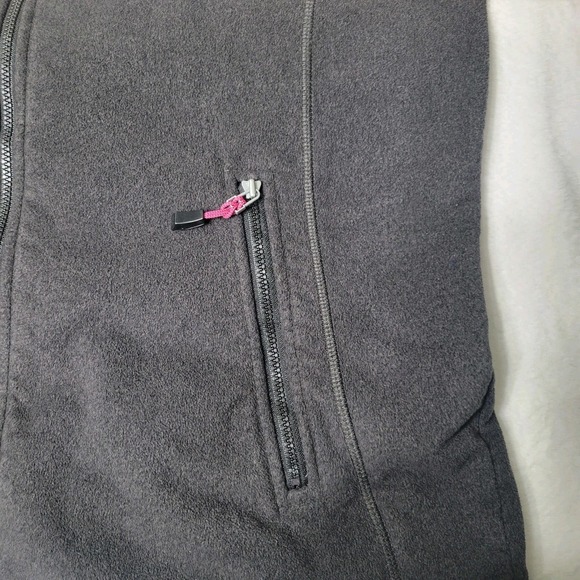 Vintage Nike ACG Sherpa Lined Fleece Full Zip Jacket Women's Large Charcoal Grey - Picture 5 of 14